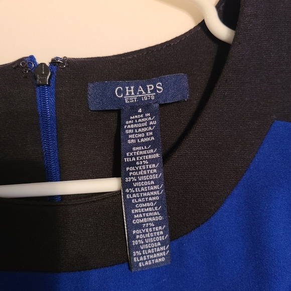 Chaps, size 4 Sheath Dress - Picture 2 of 3